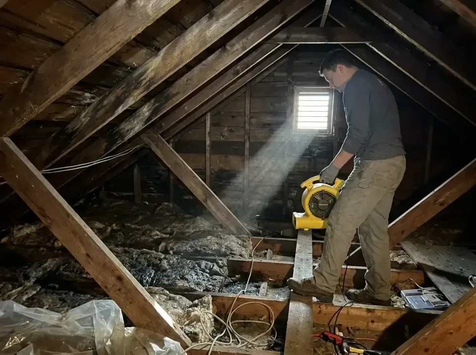 attic-water-damage-drying-proc-007 — frequently asked questions, Emergency Water Extraction & 24/7 Flood Response in Creswel…